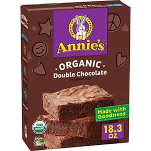 Annie's Organic Brownie Mix, Double Chocolate, Made With Real Chocolate Chips
